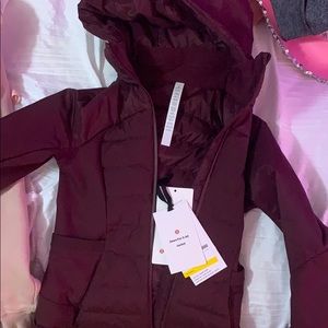 NWT lululemon down for it all jacket